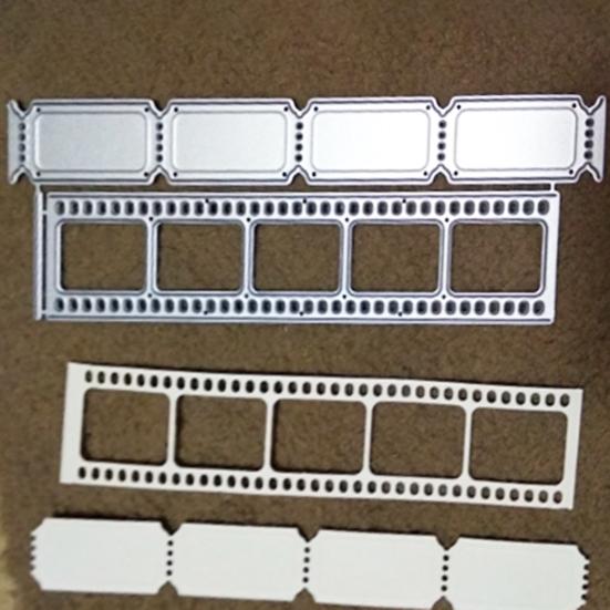 Ștanță de Tăiere Film Strip Model Bilet Ornamental Oțel Carbon Șabloane Paper Crafting Decor