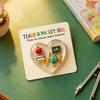 Yousheng Teacher Pocket Hug with Greeting Card Love Heart Shape Teacher Pocket Hug Token Thank You Teacher Appreciation Keepsake Gifts