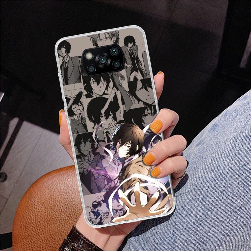 Bungo Stray Dogs Manga Phnoe Case for Xiaomi Poco X5 X6 X7 Pro X4 Gt F7 Ultra M8 M7 Redmi 15C 15 13C 13 12C 12 Unique Cover Coqu