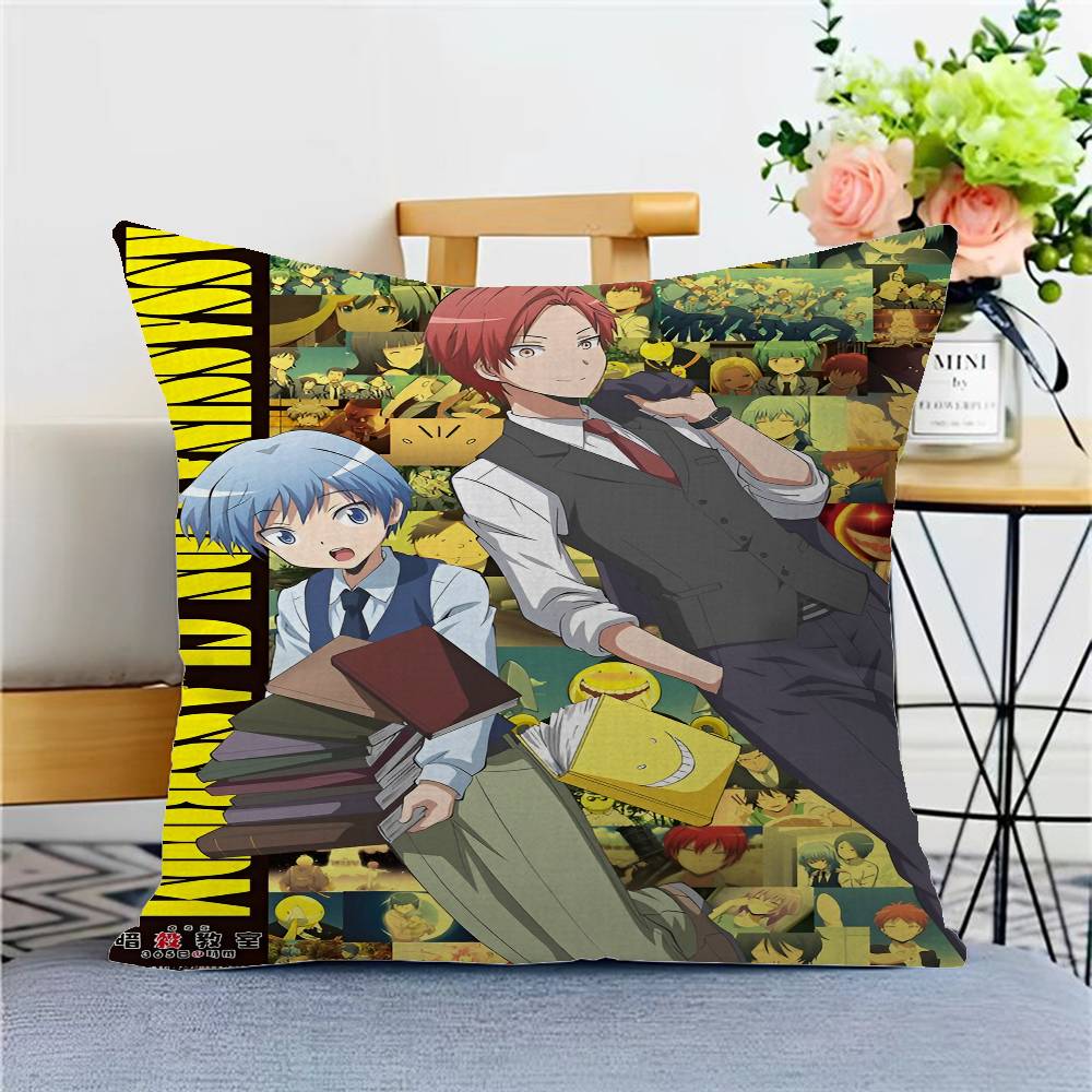 Anime Assassination Classroom Copricuscino Copricuscino decorazione Decorazione Festiva