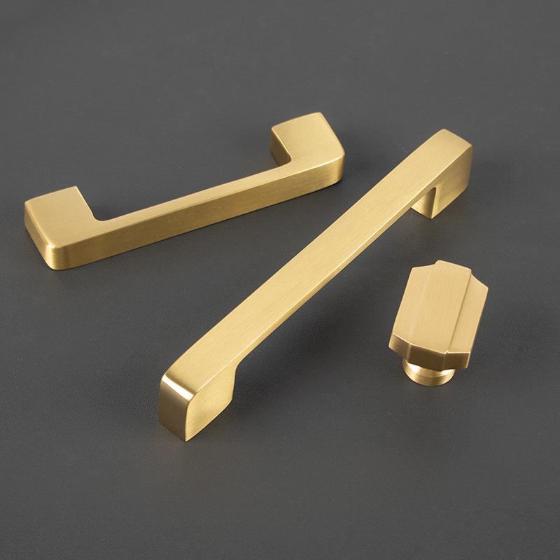 JOYLIFE Brass Handles: Modern Black Cabinet Pulls & Single Hole Drawer Knobs