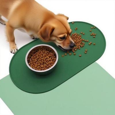 Tappetino Alimentazione Antiscivolo in Silicone per Cani e Gatti