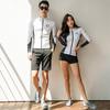 Men's Long Sleeve Split Diving Wetsuit Three-Piece Swim Set