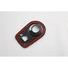 For MG ZS 2017- Car Accessories Carbon Fiber Style Head Light Switch Button Control Panel Cover Trim Bezel