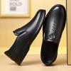 Fashion Business Soft Leather Shoes for Men 2025 Autumn New Designer Loafers Male Solid Color Wear-resisting Middle-aged Man Shoes