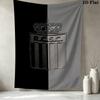 R Charleroi Sc Wall Tapestry Aesthetic Wall Hanging Printed Fabric Blanket Decorative Tapestries For Bedroom Living Room Home Decor