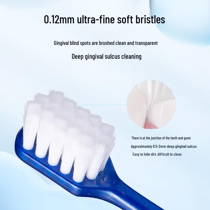 Oripurus Wide Head Soft Bristle Toothbrush 3-Pack