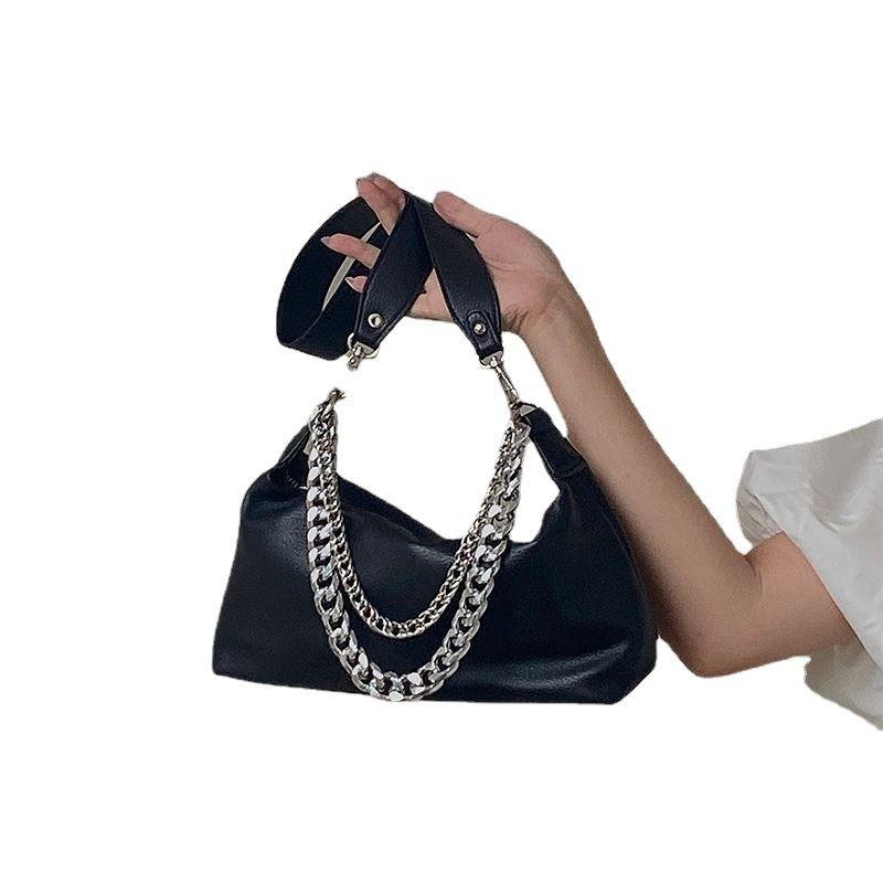 High-End Niche Underarm Bag Commuter Women New Ins Simple Light Luxury Fashion Versatile Dual-Use Chain Underarm Bag