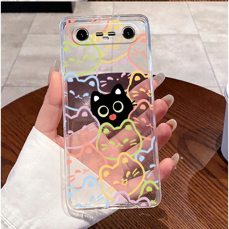 Per Tecno Spark Slim 2025 Custodia Trasparente Lusso Carino Coniglio Amore Silicone Morbido TPU Cover Posteriore Custodia per Telefono Tecno Spark Slim 4G KM7k