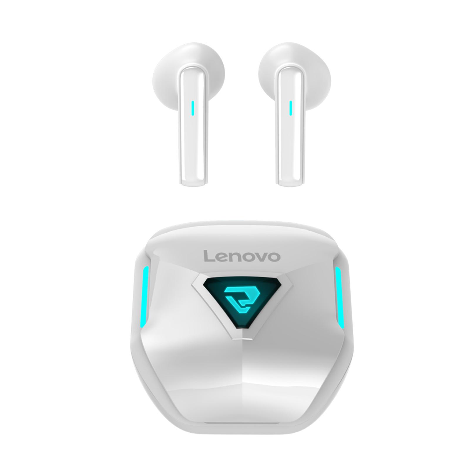 Lenovo TG132 BT 5.3 Bezdrátová herní náhlavní souprava pro hraní her s nízkou latencí bílá