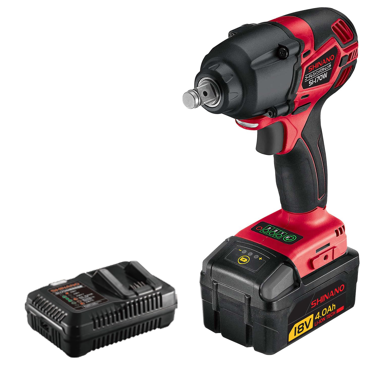 

Shinano Kihan SHINANO Cordless Impact Wrench (1 piece) SI-170W-1