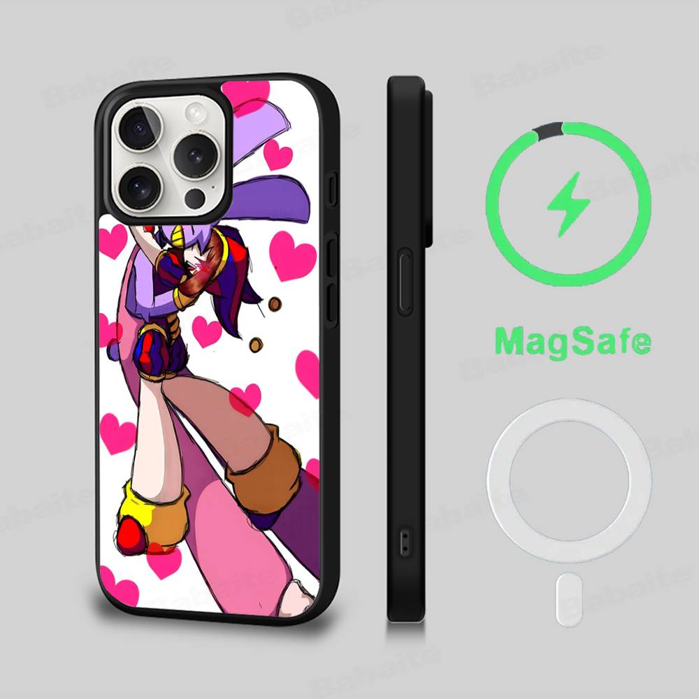Erstaunliche Digitaler Zirkus Handyhülle Magnetische Hülle Für IPhone 16 14 13 12 11 15 Pro Max Plus Für Magsafe Kabelloses Lade Cover