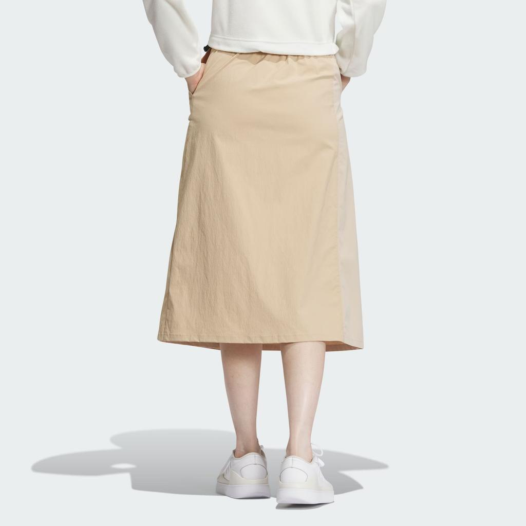 Adidas City Escape Cargo Skirt With Split Logo Women Skirt Magic-Light-Brown JE8586