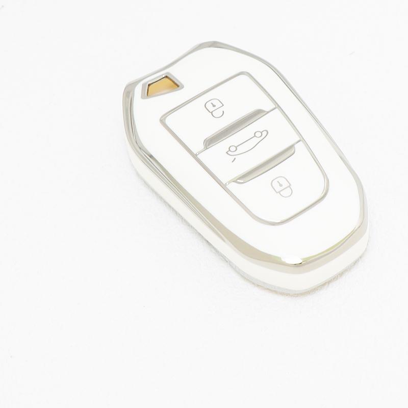 TPU Shell Keyless for Peugeot 308 508 2008 407 5008 301 207 208 3008 206 for Citroen C3 C4 C5 Berlingo Remote Car Key Case Cover