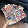 New artificial silk shell marine silk scarf 71cm square scarf professional scarf shawl scarf