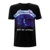 Metallica Unisex Adult Ride The Lightning Tracks Back Print T-Shirt