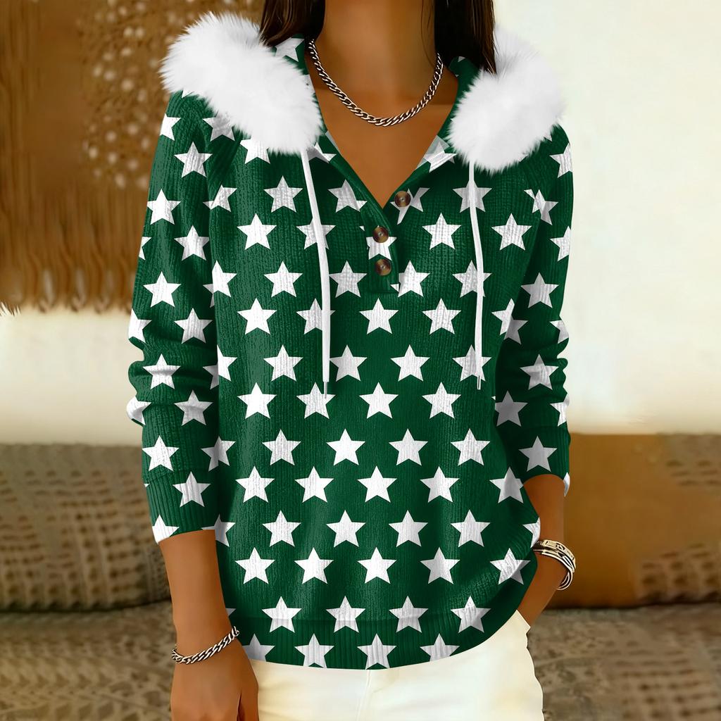 Dámský kabát s dlouhým rukávem a kapucí, zimní teplý kabát-bunda