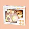 Toy Royal Monpoke Rattle Set Eevee (Plush Toy, Ring Ring, Whistle, Soft Fabric Ball) Baby Toy (Lightweight/Washable) Baby Shower Gift