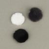 1Set Reusable Furry Soft Covers With Sticker That Provide A Shield Against The Wind For Lavalier Mics