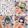 50pcs Genshin Impact Waterproof Sticker Set Venti Xiao Klee Decor For Luggage Cases