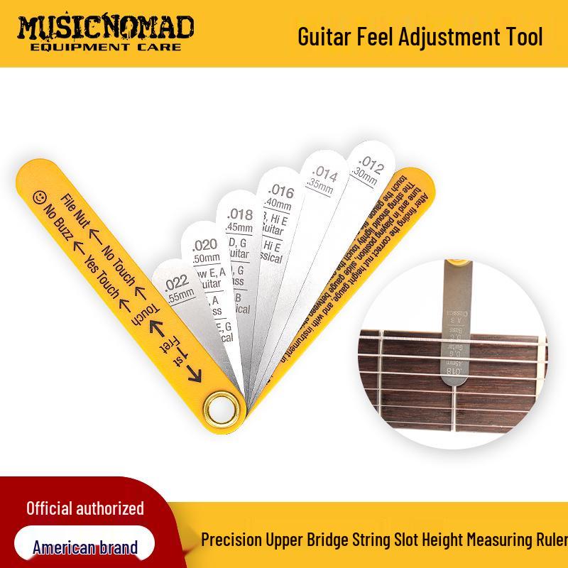 MusicNomad MN601 Guitar Nut Slot Measuring Tool