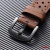 18mm 19mm 20mm 21mm 22mm 24mm Vintage Handmade Watch Strap Quick Release Leather Strap Black Brown Breathable Porous Watchbands