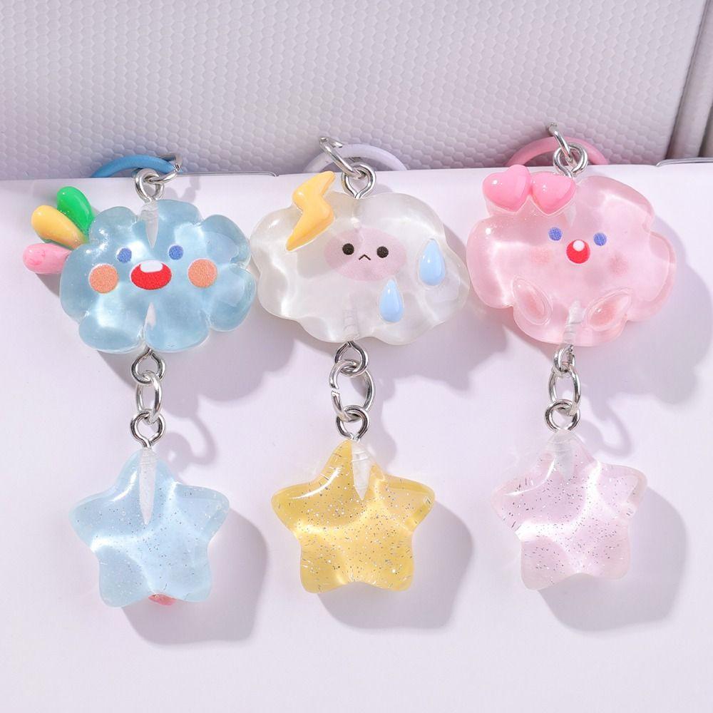 Star Starry Clouds Keychain Korean Style  Cartoon   Activity Gifts