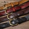 Retro Mode Persönlichkeit Trend Echtes Leder Reines Rindsleder Gürtel Herren Echtes Leder Kupferschnalle Koreanische Version Freizeitgürtel