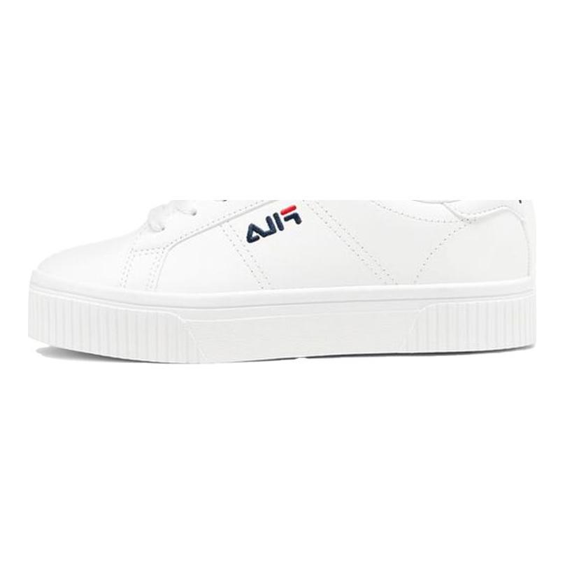 FILA Panache 19 Fabric Synthetic Leather Low Top Sneakers Women sneakers White 5CM00772-125