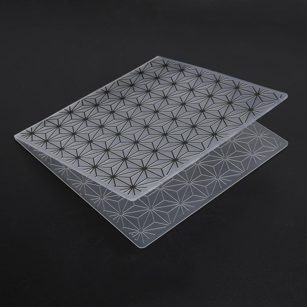2pcs Embossing Folders Concave Convex Scrapbooking Template for Handcraft Photo Album Decoration Card DIY