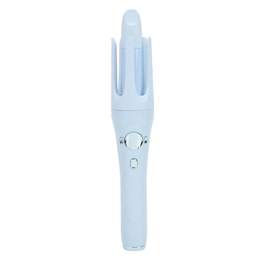 32MM Automatic Curling Wand USB Rechargeable Hair Curler with Dual Rotation Function Blue