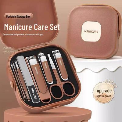 High-End Portable Manicure Set: Nail Clippers & Ear Pick