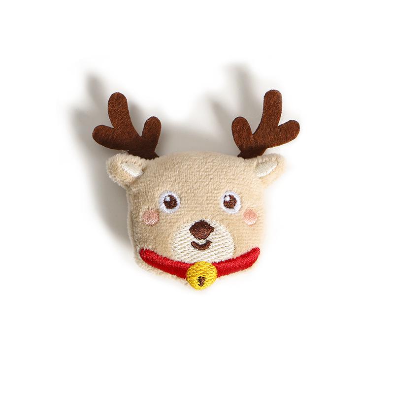 Christmas DIY Plush Ornaments: Santa Claus, Reindeer, Bells, Brooch & Sock Decorations