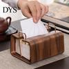 Dining Room Decor Wooden Tissue Holder, Rectangular Decorative Paper Napkin Dispenser, Box Holder Organizer, for Office Desk Home Multipurpose