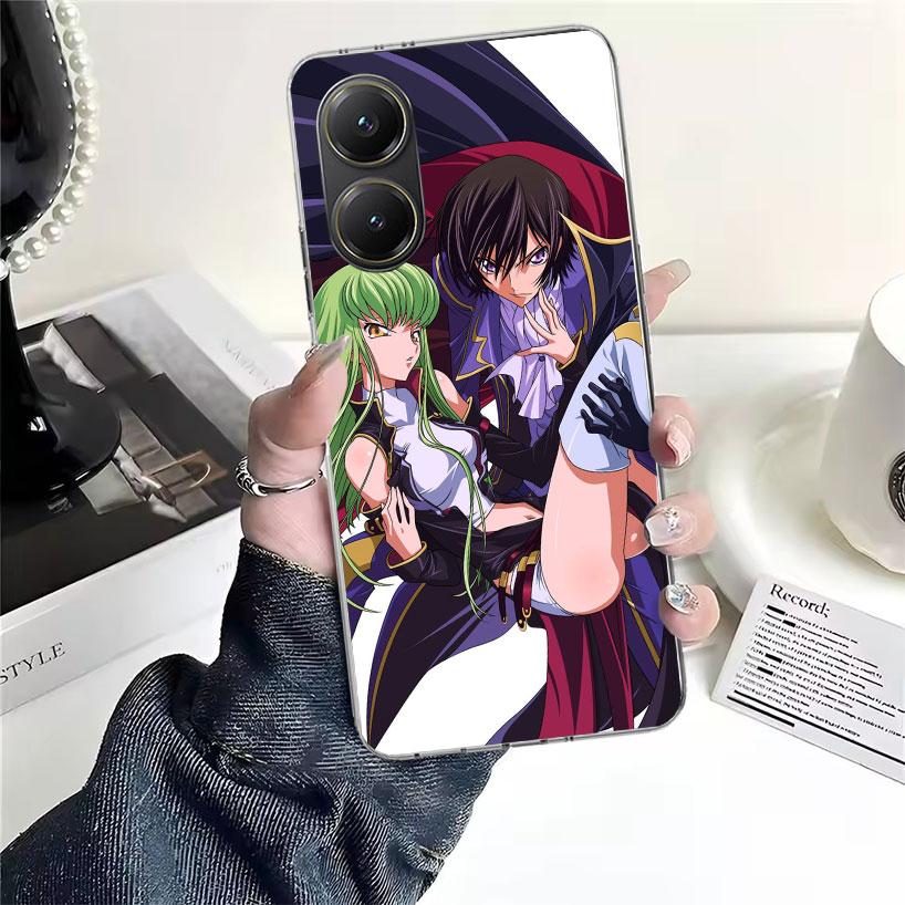 Code Geass Anime Soft Phone Case For Xiaomi Redmi 15C 15 13C 13 Poco X5 X6 X7 F7 Ultra M7 12C 12 10 10C 9C 9A 9T 9 Fundas Poco X