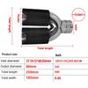 M-Style Dual-Outlet Carbon Fiber Exhaust Tailpipe for BMW
