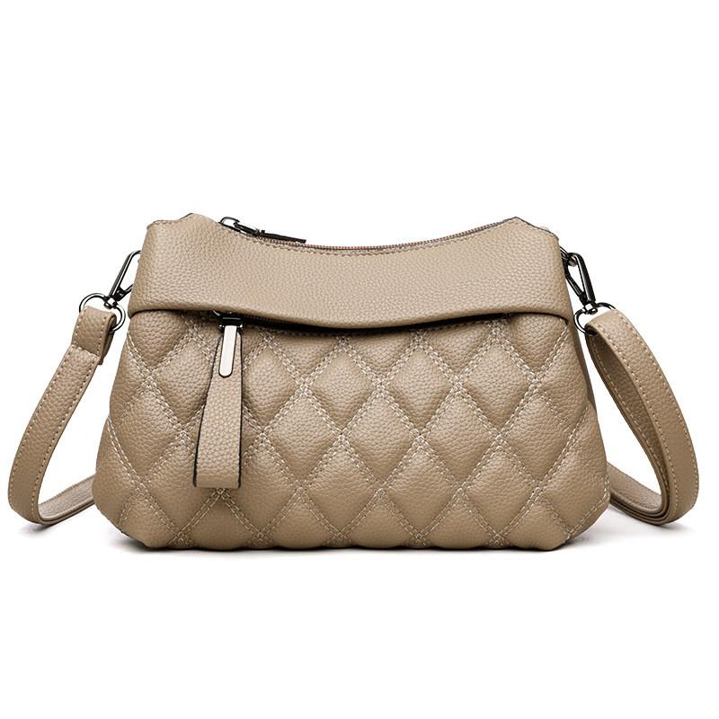 IELGY Fashionable All-Match One-Shoulder Messenger Small Square Bag