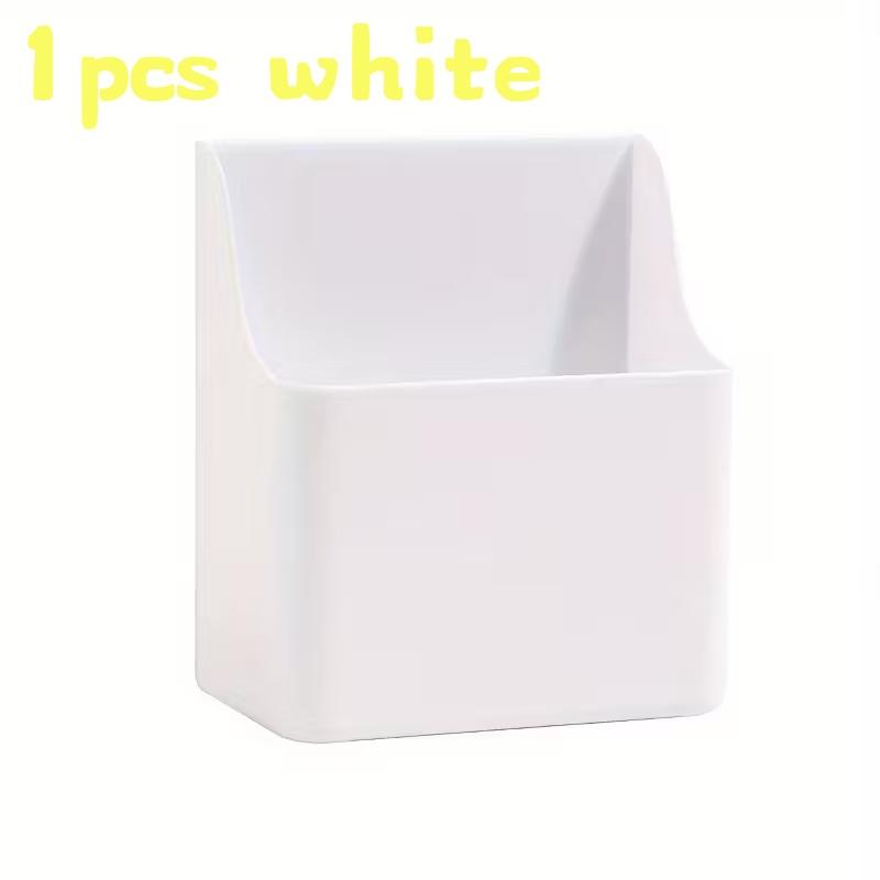 

1pcs Magnetic Whiteboard Marker Box – Large Capacity, Wall Mount, Multi-Grid, Durable Plastic, Pink/Blue/Yellow