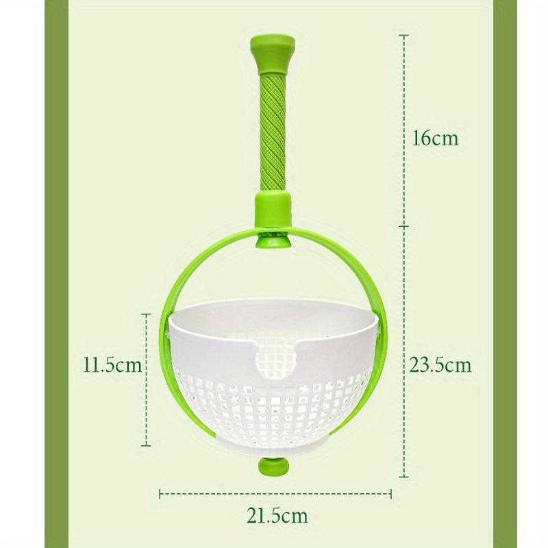 Coș de scurgere rotativ pentru legume și fructe, coș de curățare, deshidratare și aruncare a apei, coș de scurgere rotativ pentru uz casnic