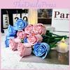 Flower Building Rose Blocks Collection Toys Decoration Valentines Gift Day