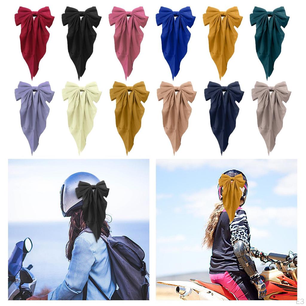Bow Helmets, Decor, Embellishments, Portable, Removable, Big Bow, Ski Ears,