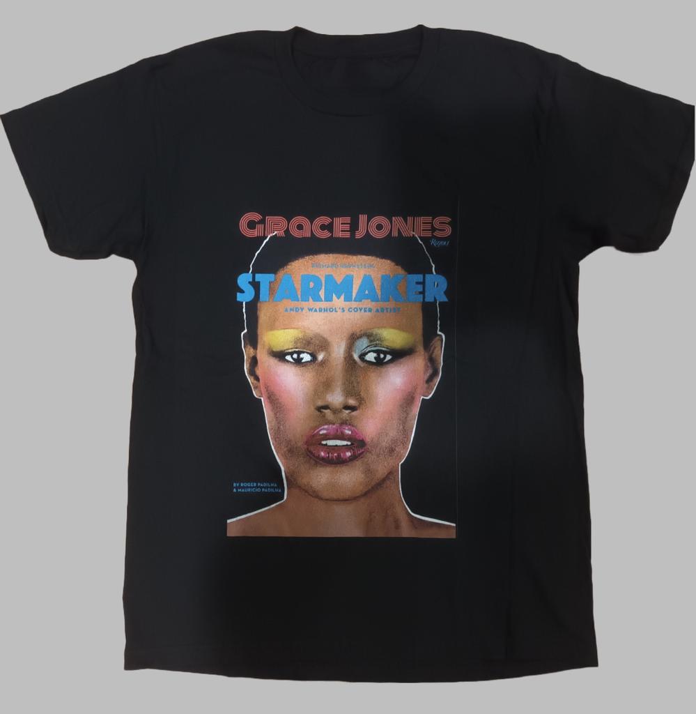 Grace Jones Rock FeUnisex Singer Music Art Summer Leisure TShirt Unisexs and Womens Luxury Brand