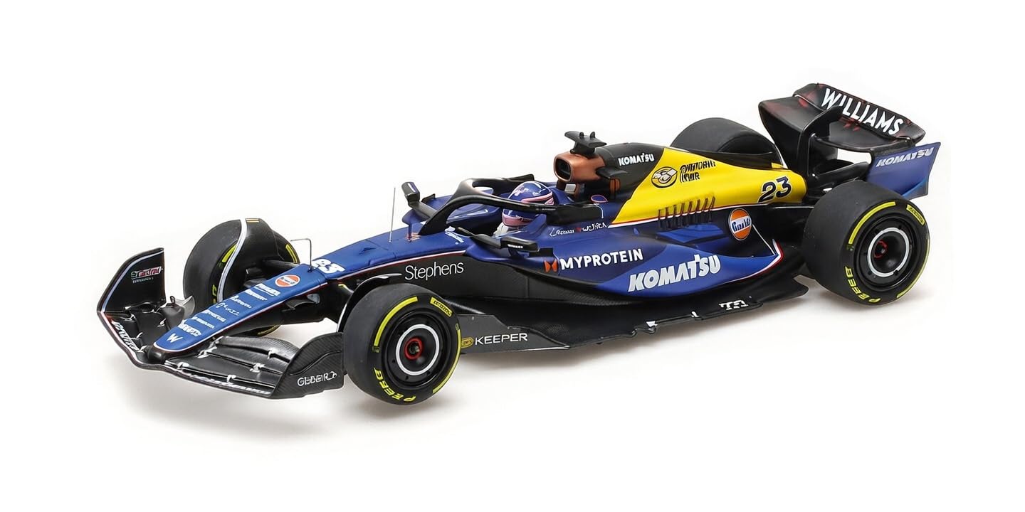 MINICHAMPS Williams Racing FW46 Alexander Albon Mexican GP 2024 Finished Diecast Model Car 417242023 1/43