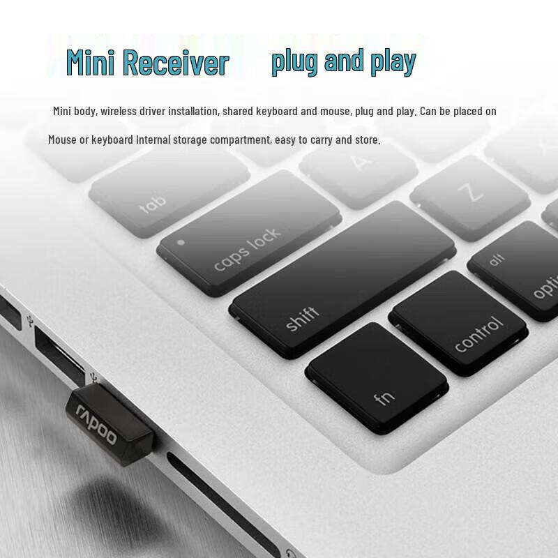 Rapoo 8000S Wireless Keyboard and Mouse Combo