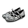 Sheepskin version square head ballet single shoes soft sole Mary Jane shoes women's shoes summer new shallow mouth small leather shoes