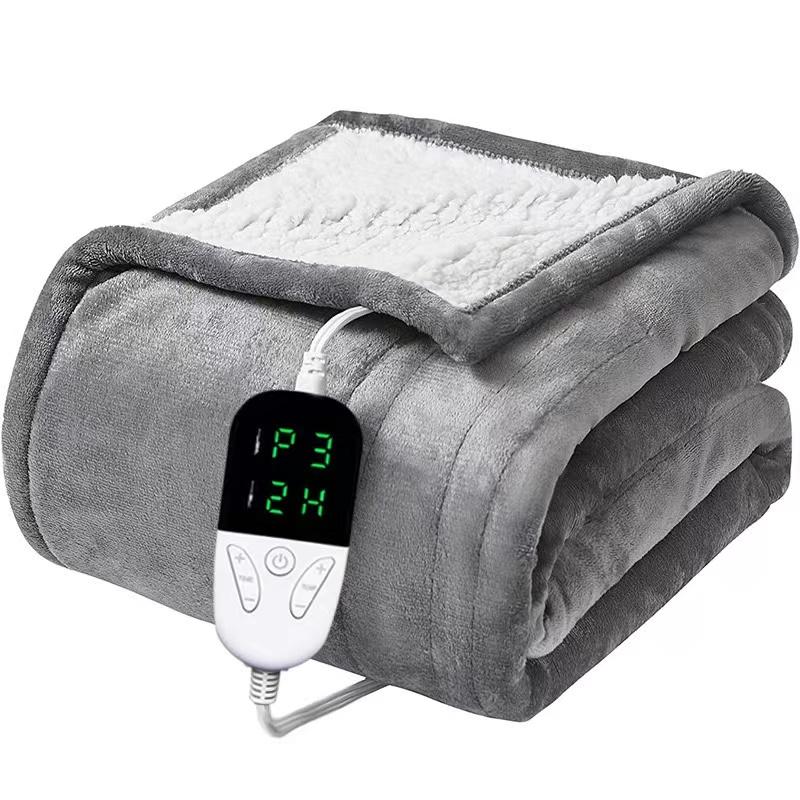 50*60Inch Heating Blanket-Electric Blanket,Soft Heated Throw Blanket With 6 Heating Levels & 4 Hours Auto-Off