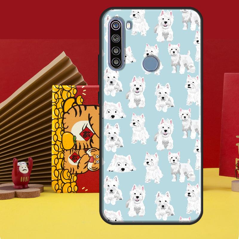 Maltese West Highland Terrier Dog Case For Redmi Note 12 10 8 9 11 Pro Cover For Redmi Note 12S 11S 10S 9S 8T 9C 10C 12C Coque