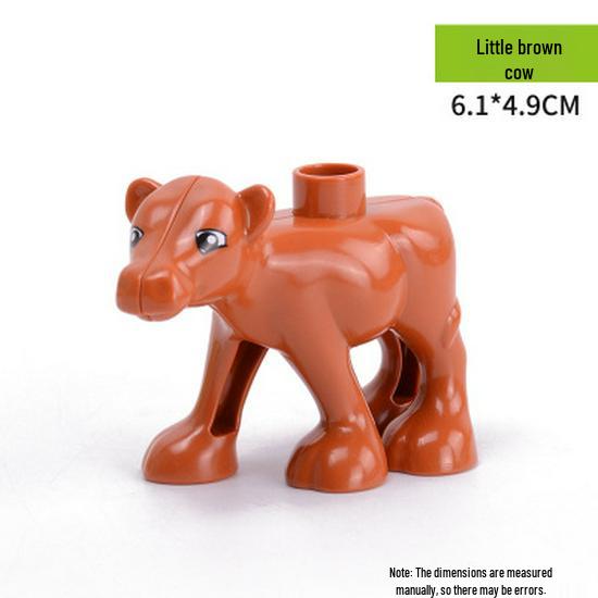 Large Animal Building Blocks: Dinosaur, Tiger, Elephant, Crocodile, Giraffe DIY Educational Toys for Kids