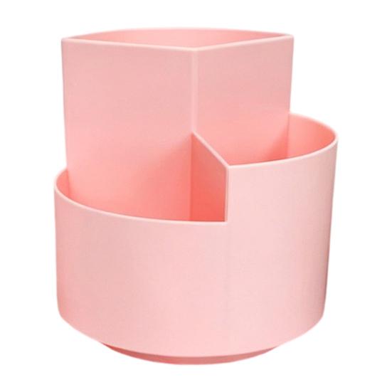 huaqianguhh 360 Degree Rotating Pen Holder, Large Capacity Multi-compartment Desktop Organizer for Office School Home Storage