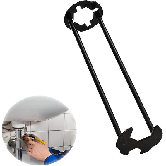 Multi Functional Sink Wrench, Under Sink Wrench Faucet Tool, Cozy Home Sink Wrench, 7 Sizes Plumbers Wrench for Under Sink, Multifunctional Sink